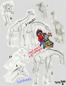 Sheridan Animation Zoo Sketches