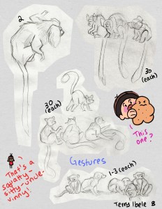 Sheridan Animation Zoo Sketches