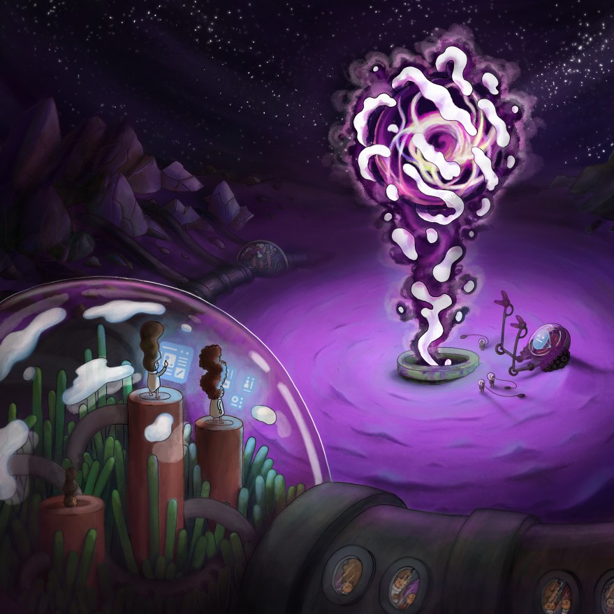 Terry Ibele Group B Exterior Night Digital Painting